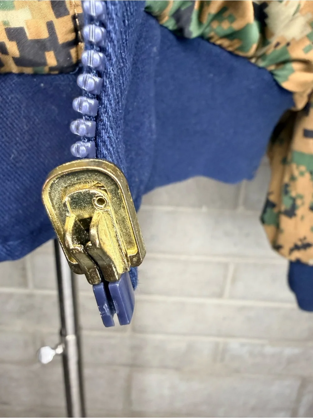 USMC Reversible Marine Corps Jacket Large Camo USA Full Zip Military Coat L